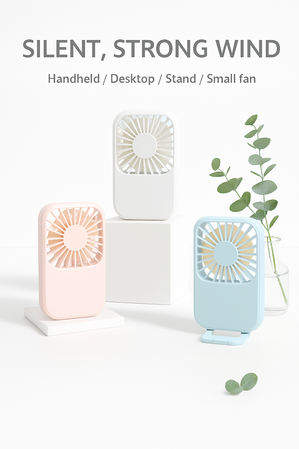Portable Mini Fan β Silent, Stylish & Powerful